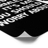 Funny Tbull Quote Blue Nose Tbull Design Cool Dog  Poster (Ecke)