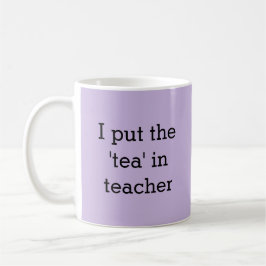 Funny Tea Lover Teacher Spaß Novelty Amusing Kaffeetasse