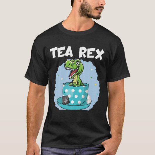 Funny Tea Rex T-Shirt (Vorderseite)