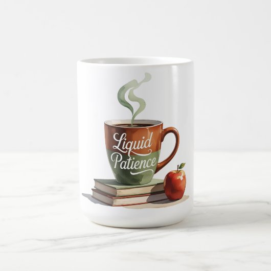 Funny Teacher Appreciation Gift - flüssige Geduld Kaffeetasse (Mittel)