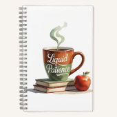Funny Teacher Appreciation Gift - flüssige Geduld Notizblock (Vorderseite)