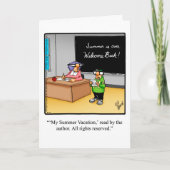 Funny Teacher Apprecive Day Karte (Vorderseite)