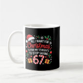 Funny Teacher Christmas Saying 67 Holiday Festive Kaffeetasse (Links)