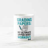 Funny Teacher Coffee Mug – "Grading Papers Kaffeetasse (Mittel)