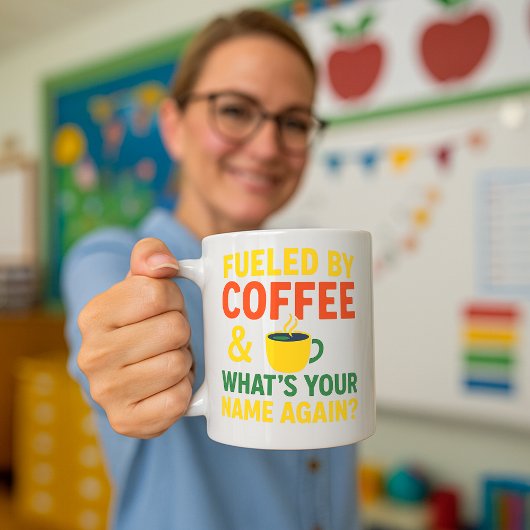 Funny Teacher Cup; Lehrer zurück zur Schule Kaffeetasse
