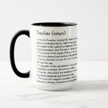 Funny Teacher Custom Tasse