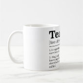Funny Teacher Definition Kaffeetasse (Links)