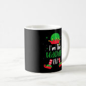 Funny Teacher Elf Matching Familiengruppe Weihnach Kaffeetasse (VorderseiteRechts)