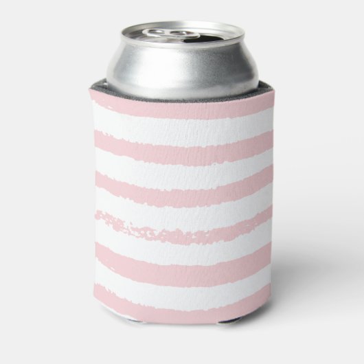 Funny Teacher Fuel | Niedlich Pink Pinselstriche Dosenkühler (Kanne Rückseite)