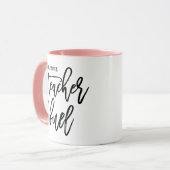 Funny Teacher Fuel Personalisiert Tasse (Vorderseite Links)