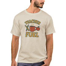 Funny Teacher Fuel Retro T - Shirt