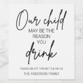 Funny Teacher Geschenk, Weihnachts-Lehrer Geschenk Weinetikett (Einzelnes Label)