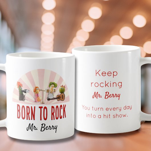 Funny Teacher Gift - Personalisierter Cooler Rock Kaffeetasse