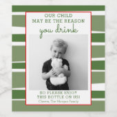 Funny Teacher Gift Wine Label - Weihnachtsgeschenk Weinetikett (Einzelnes Label)