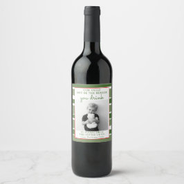Funny Teacher Gift Wine Label - Weihnachtsgeschenk Weinetikett
