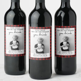 Funny Teacher Gift Wine Label - Weihnachtsgeschenk Weinetikett