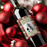 Funny Teacher Gift Wine Label - Weihnachtsgeschenk Weinetikett<br><div class="desc">Zeigen Sie all diesen Betreuern und Lehrern,  wie sehr Sie sie in dieser Feriensaison schätzen! Editieren Sie ganz einfach alle Texte und das Foto auf diesem schönen Weinlabel.</div>