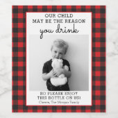 Funny Teacher Gift Wine Label - Weihnachtsgeschenk Weinetikett (Einzelnes Label)