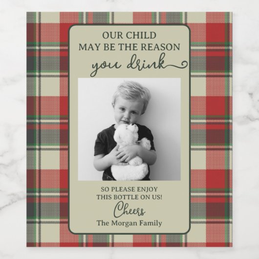 Funny Teacher Gift Wine Label - Weihnachtsgeschenk Weinetikett (Einzelnes Label)