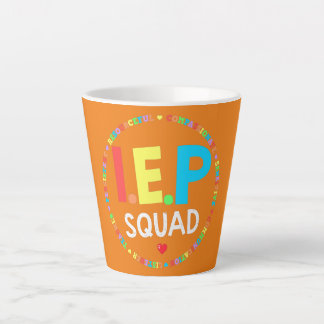 Funny Teacher IEP Squad I Encourage Progress Sped Milchtasse