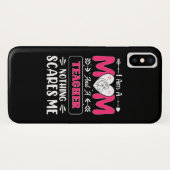 Funny Teacher Mama, Lehrerin Mama Funny Case-Mate iPhone Hülle (Rückseite (Horizontal))