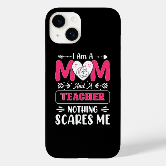Funny Teacher Mama, Lehrerin Mama Funny Case-Mate iPhone Hülle (Rückseite)