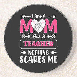 Funny Teacher Mama, Lehrerin Mama Funny Getränkeuntersetzer