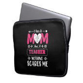 Funny Teacher Mama, Lehrerin Mama Funny Laptopschutzhülle (Vorderseite Links)