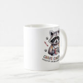  Funny Teacher Mug Chaos Coordinator Gift for Wome Kaffeetasse (VorderseiteRechts)