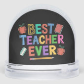 Funny Teacher Not All Heroes Wear Capes Coffee Schneekugeln (Rückseite)