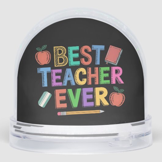 Funny Teacher Not All Heroes Wear Capes Coffee Schneekugeln (Rückseite)