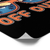 Funny Teacher Off Duty Preschool Teacher Poster (Ecke)