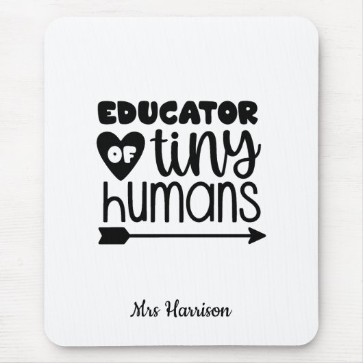 Funny Teacher personalisiertes Geschenk Mousepad (Vorne)