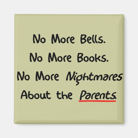 Funny Teacher Retirement Geschenke Magnet (Vorne)