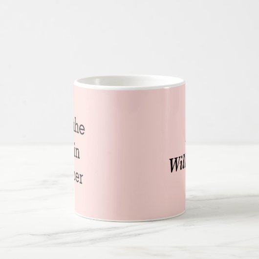 Funny Teacher Slogan Staffroom Blush Pink Tee Kaffeetasse (Mittel)