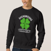 Funny Teacher St Patrick's Day Irish Shenanigans C Sweatshirt (Vorderseite)