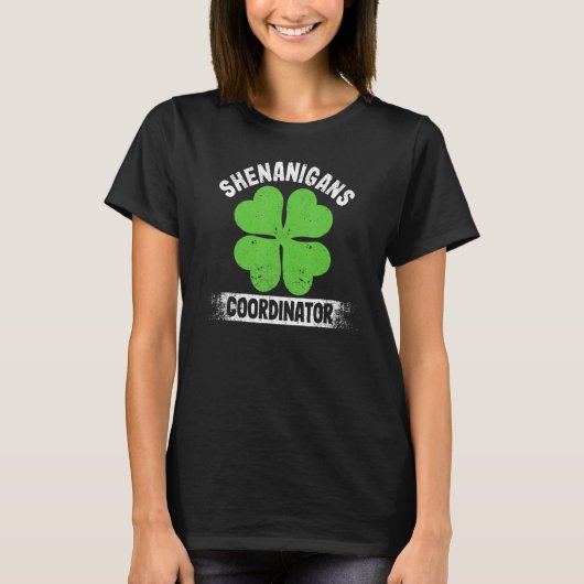 Funny Teacher St Patrick's Day Irish Shenanigans C T-Shirt (Vorderseite)