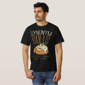 Funny Teacher, Student Synonym Rolls Grammar  T-Shirt (Vorne ganz)