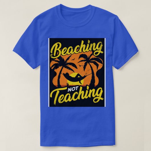 Funny Teacher Summer Vacacation Geschenk T-Shirt (Design vorne)