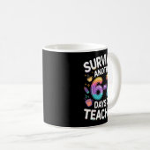Funny Teacher Survived 67 Days Of Teaching Meme Ge Kaffeetasse (VorderseiteRechts)