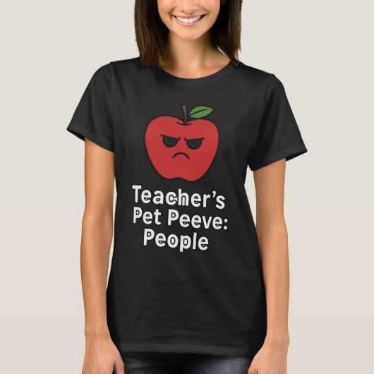 Funny Teacher T - Shirt - Teacher's Pieve (Vorderseite)