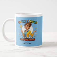 Funny Teacher Tasse - Individuelle Name