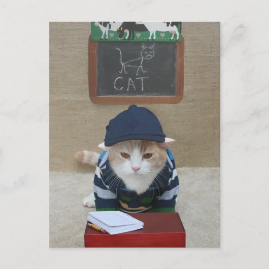 Funny Teacher to Parent Postcard Postkarte (Vorderseite)