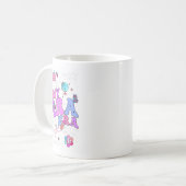 Funny Teacher Valentinstag Teach Heart Candy Kaffeetasse (Vorderseite Links)
