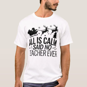Funny Teacher Weihnachtsangebot Weihnachtsdesign T-Shirt