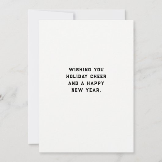 Funny Teacher Weihnachtskarten Dankeskarte (Rückseite)