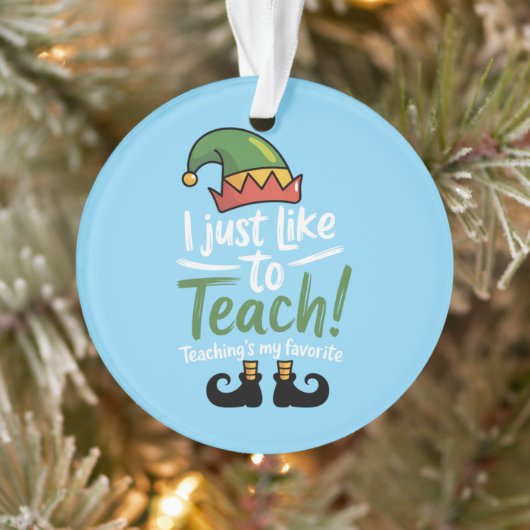 Funny Teacher Weihnachtsunterricht ist mein Favori Ornament (Baum)