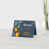 Funny Teacher Wertschätzung Danke Karte (Vorderseite)