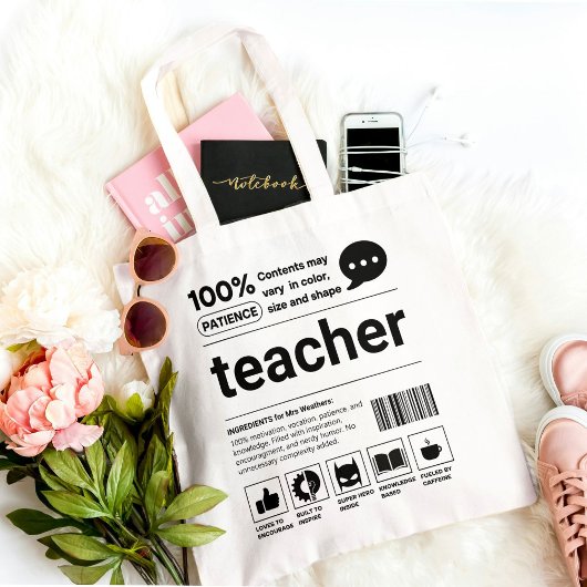 Funny Teacher Wertschätzung Ende des Jahres Gesche Tragetasche