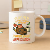 Funny Teacher Wertschätzung; Fun Parents’ Wallet A Kaffeetasse